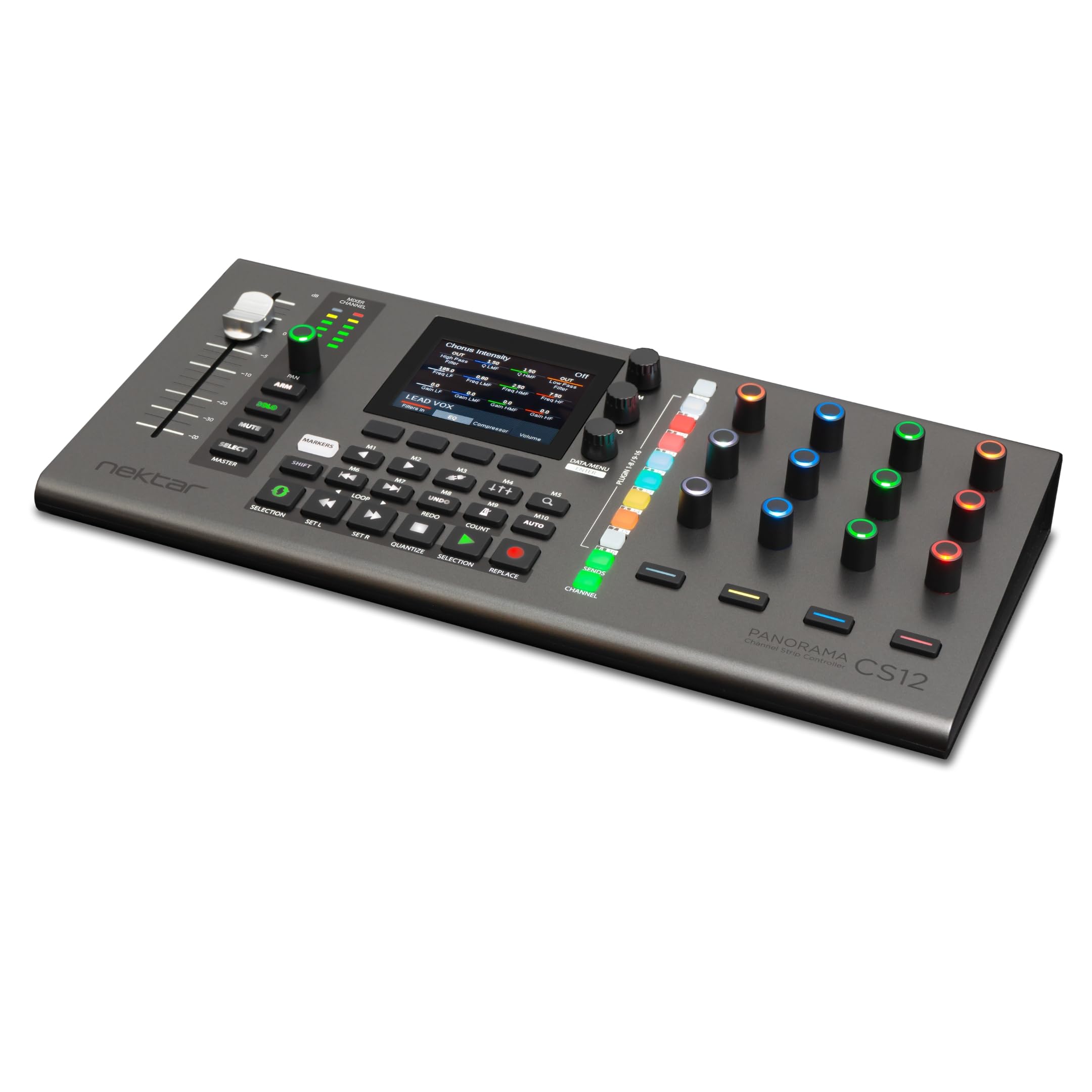 Nektar Panorama CS12 Channel Strip Controller - Premium DAW Control for Music Production & Studio Recording | Perfect for Home Studios & Professional Audio Editing