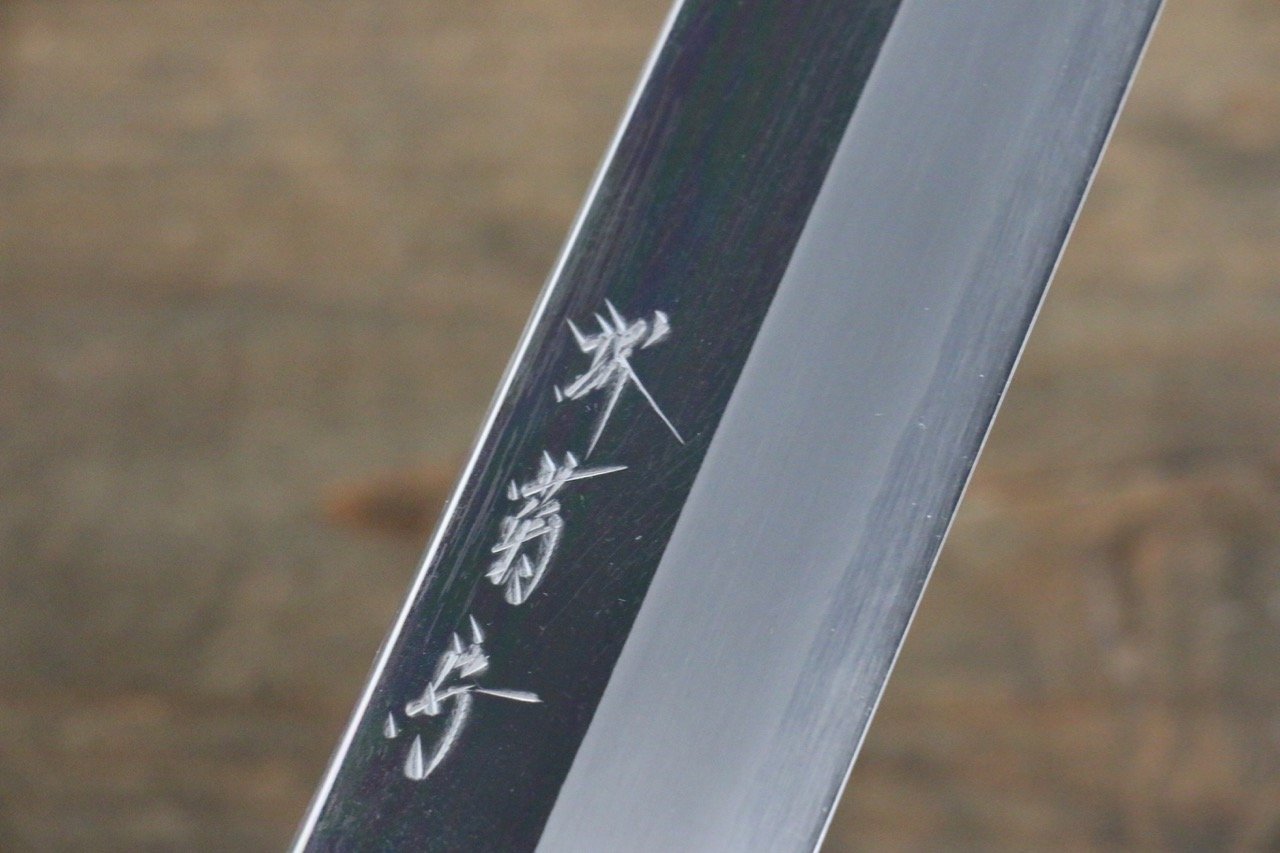 Premium Kikumori VG10 Japanese Chef Knife - 180mm Mirrored Finish Mukimono Knife for Sushi, Vegetables & Fruit Carving - Professional Kitchen & Home Cooking Essential