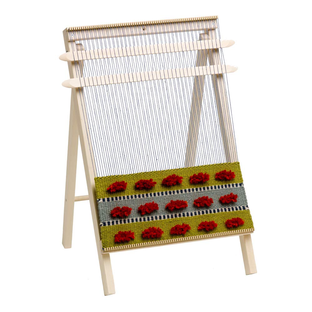Schacht Spindle Company SL2200 15X21 Inch School Loom with Stand - Perfect for Classroom Weaving Projects, Homeschool Art Education & Beginner Weaving Lessons