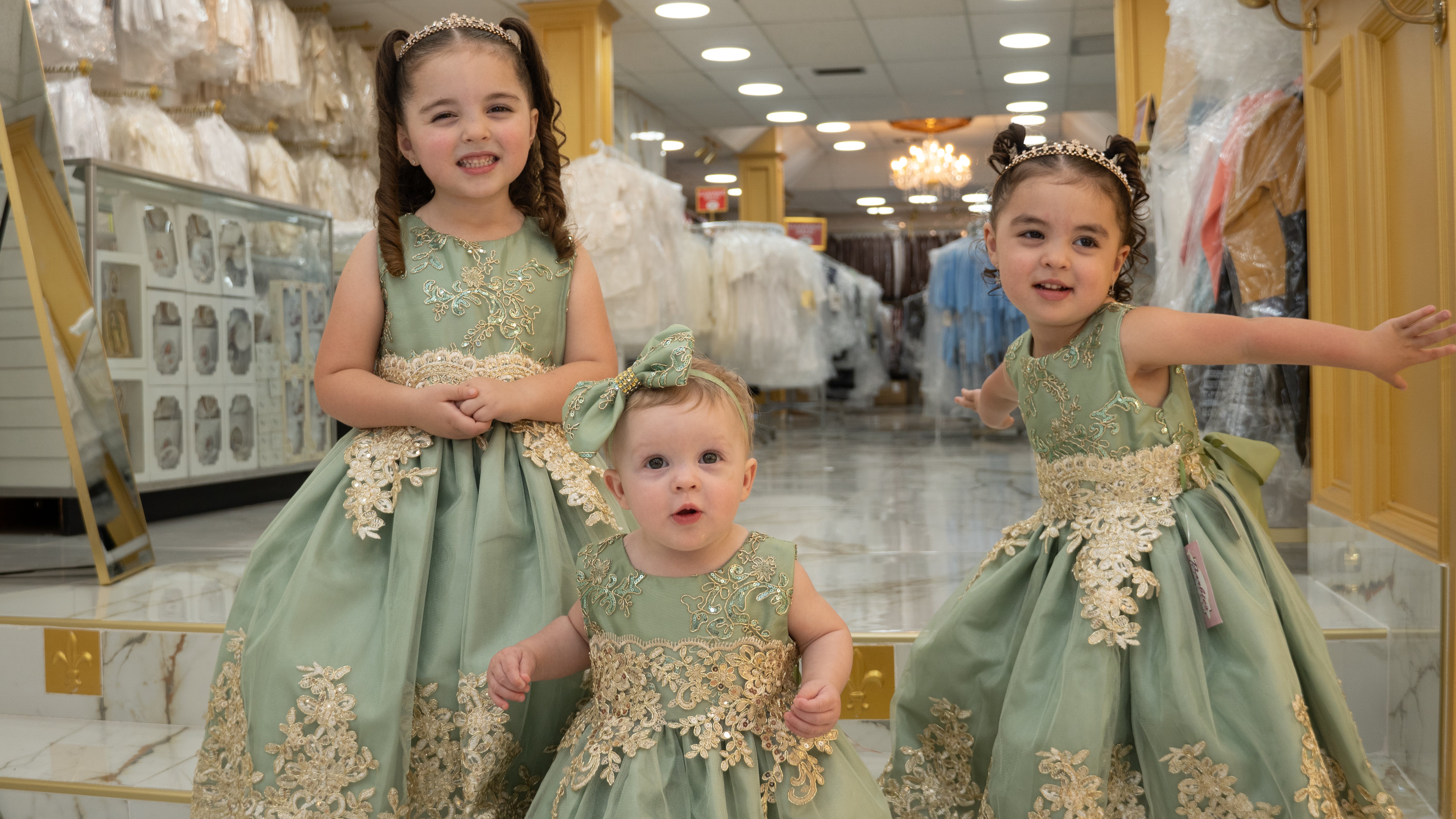 Sophie Flower Girl Dress for Baby Girls - Elegant Party Gown for Weddings, Baptisms & Special Occasions