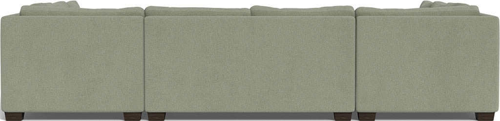 Track 141 Corner Sleeper Sofa U Sectional - Modern L-Shaped Convertible Couch Bed with Storage | Perfect for Small Spaces, Guest Rooms & Apartments
