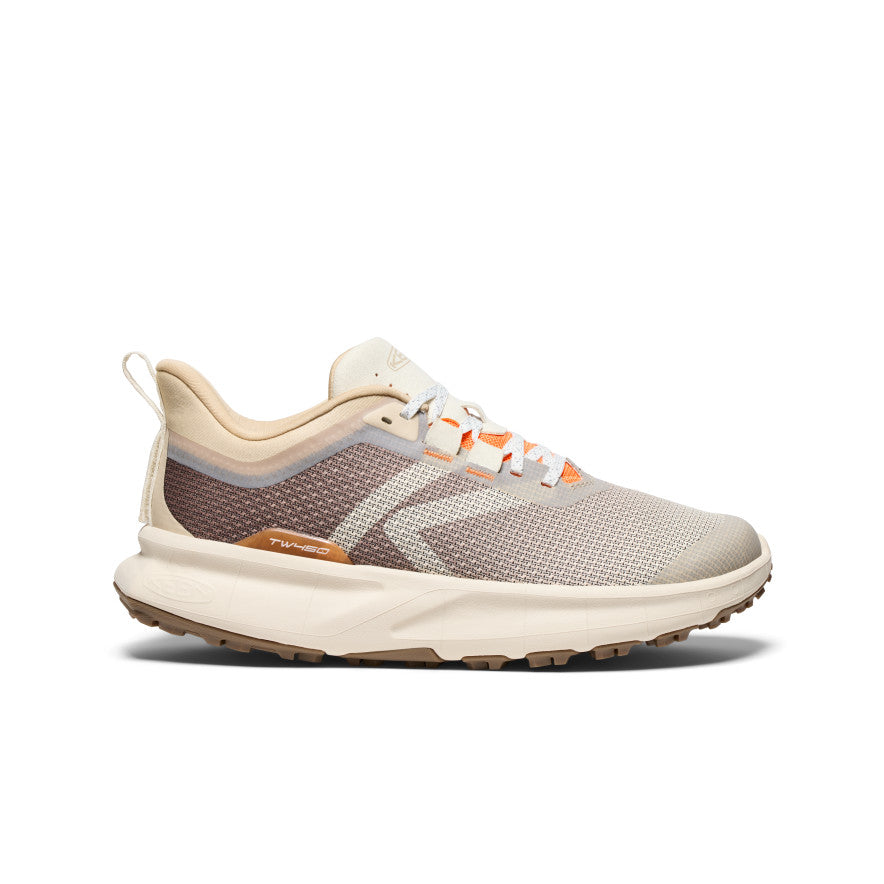Women's 450 Dirt Hiking Shoes - Lightweight Waterproof Trail Running Shoes for Women - Birch/Nectarine Color - Perfect for Outdoor Adventures, Hiking & Camping