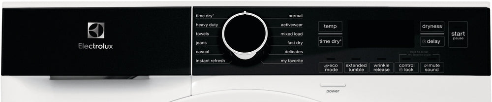 Electrolux ELFE422CAW 4.0 cu. Ft. Compact Front Load Electric Dryer in White - Perfect for Small Laundry Rooms & Apartments
