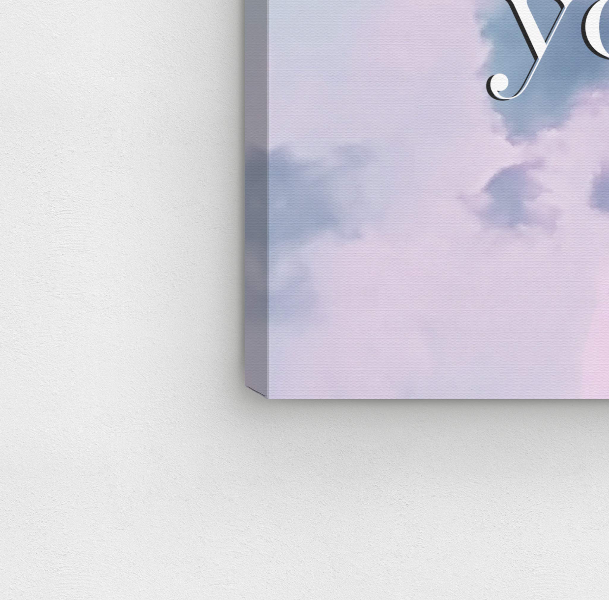 Girl You Are A Boss Wall Art Canvas Print - 36x24 Inches Purple & Pink Typography Quote - Modern Home Office Decor for Women Empowerment & Inspirational Spaces