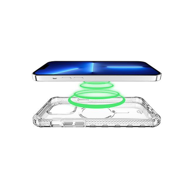 ITSKINS Supreme MagClear Transparent Case for iPhone 14 Pro - Slim Protective Cover with Magnetic Alignment for Wireless Charging | Perfect for Everyday Use, Office & Travel