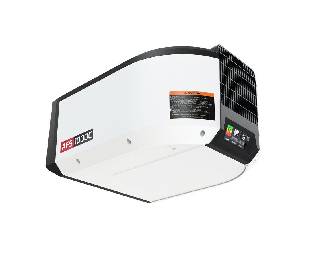 AFS 1000C Air Filtration System - 1000CFM High Capacity Air Purifier for Home & Workshop | Perfect for Dust Removal, Allergy Relief and Woodworking Projects
