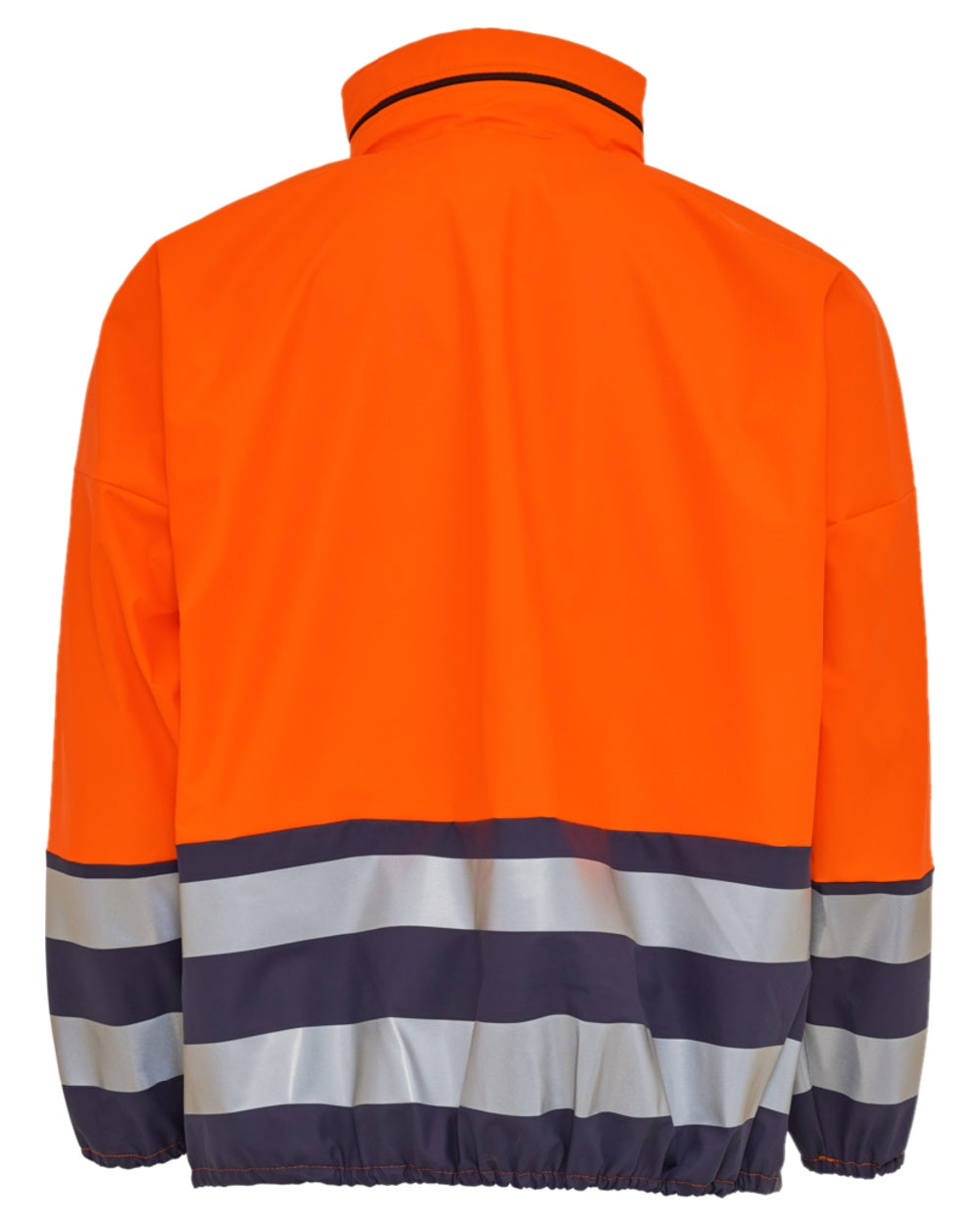 Elka Men's Waterproof Rain Jacket with Reflective Strips - Lightweight Windproof Outdoor Jacket for Hiking, Running & Commuting