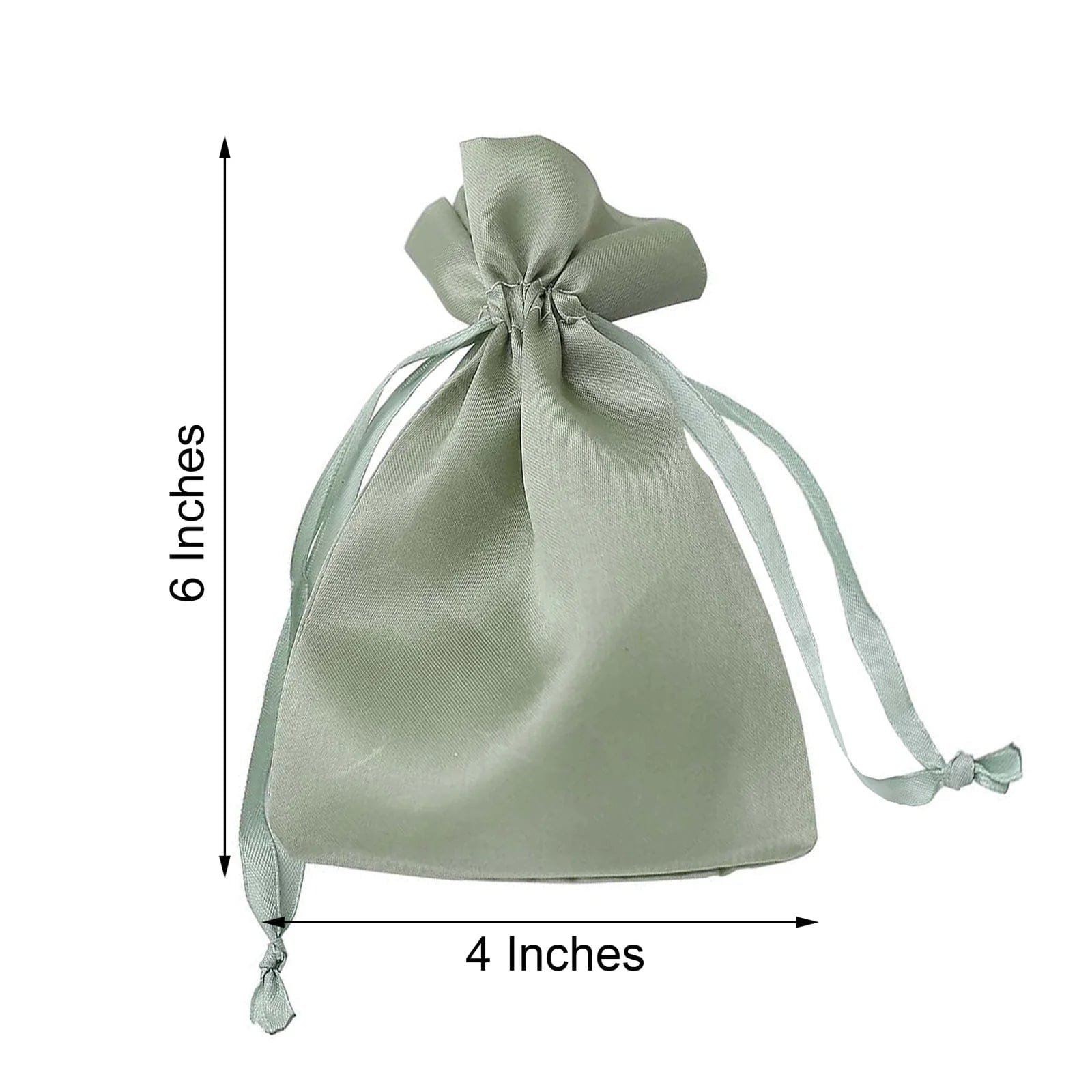 12-Pack 4x6 Inch Satin Drawstring Bags - Small Gift Bags for Jewelry, Candles, Wedding Favors & Party Decorations