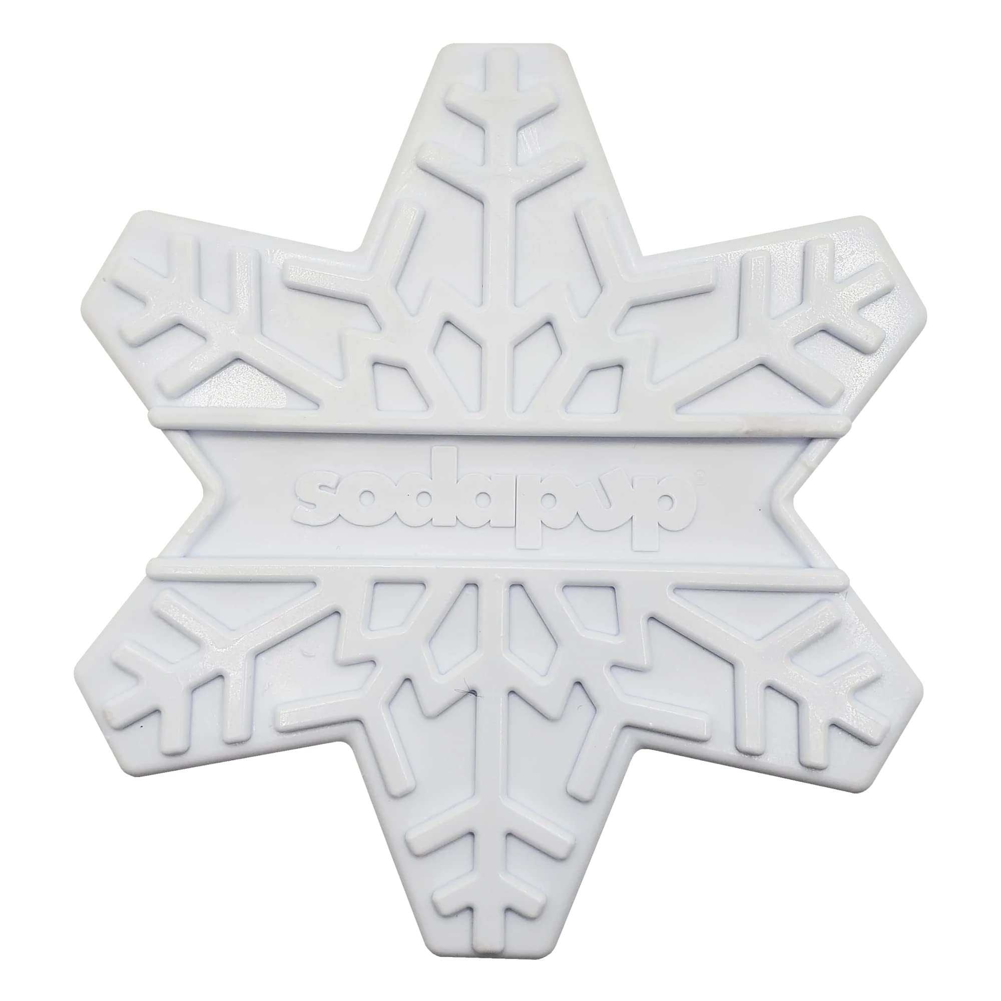 **SodaPup Snowflake Durable Dog Chew Toy – Non-Toxic, Pet-Safe Nylon Chewing Bone for Mental Stimulation, Teeth Cleaning & Fresh Breath – Made in USA – Great for Aggressive Chewers, Anxiety Relief & Playtime Fun**