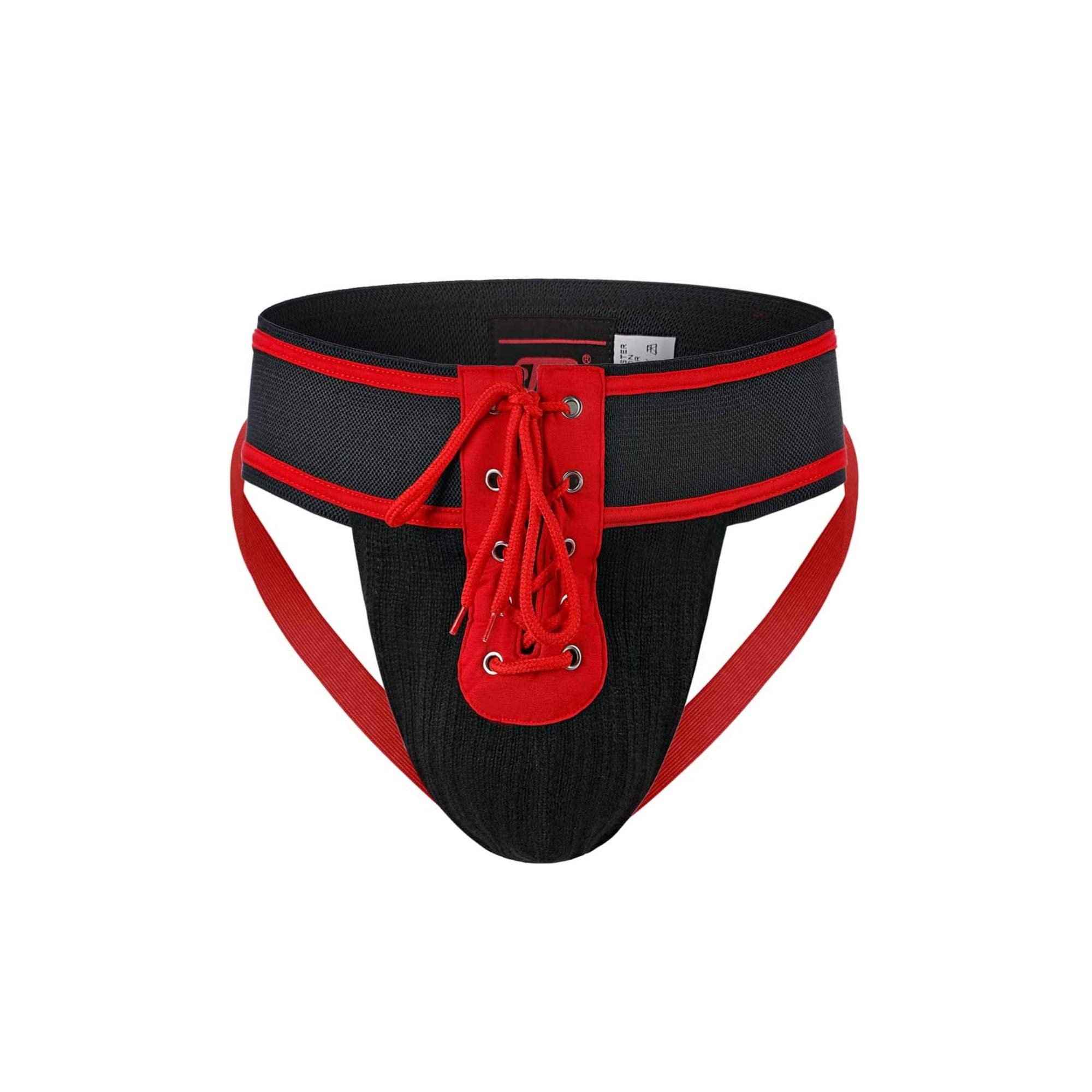 Premium Football Jockstrap - Red Athletic Support for Men | Comfortable Sports Protection for Football, Rugby & Gym Workouts