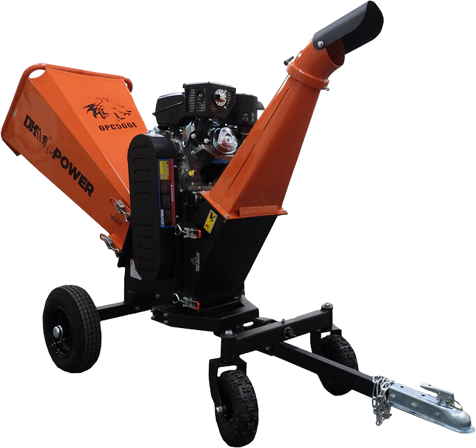 DK2 OPC566E 429cc 14HP Kohler CH440 Engine Electric Start Kinetic Drum Chipper Shredder - Perfect for Landscaping, Yard Waste & Tree Branch Removal