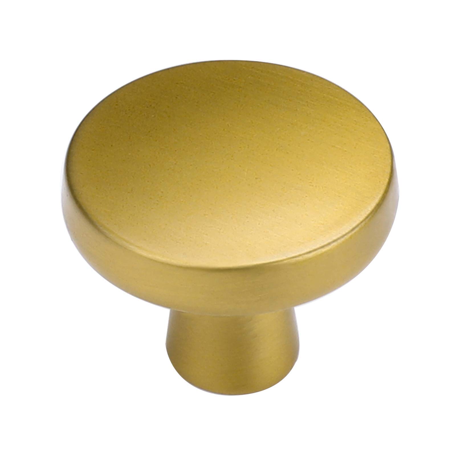 50 Pack Antique Brass Cabinet Knobs & Drawer Pulls - Vintage Gold Hardware for Kitchen, Bathroom, Dresser & Furniture - DIY Home Upgrade (1.25