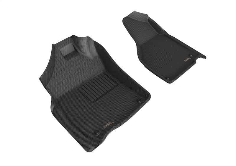 3D MAXpider Kagu Custom Fit Floor Mats for 2012-2020 Dodge Ram 1500/2500/3500 (Regular & Quad Cab) - 1st Row All-Weather Protection - Perfect for Off-Roading & Daily Commutes