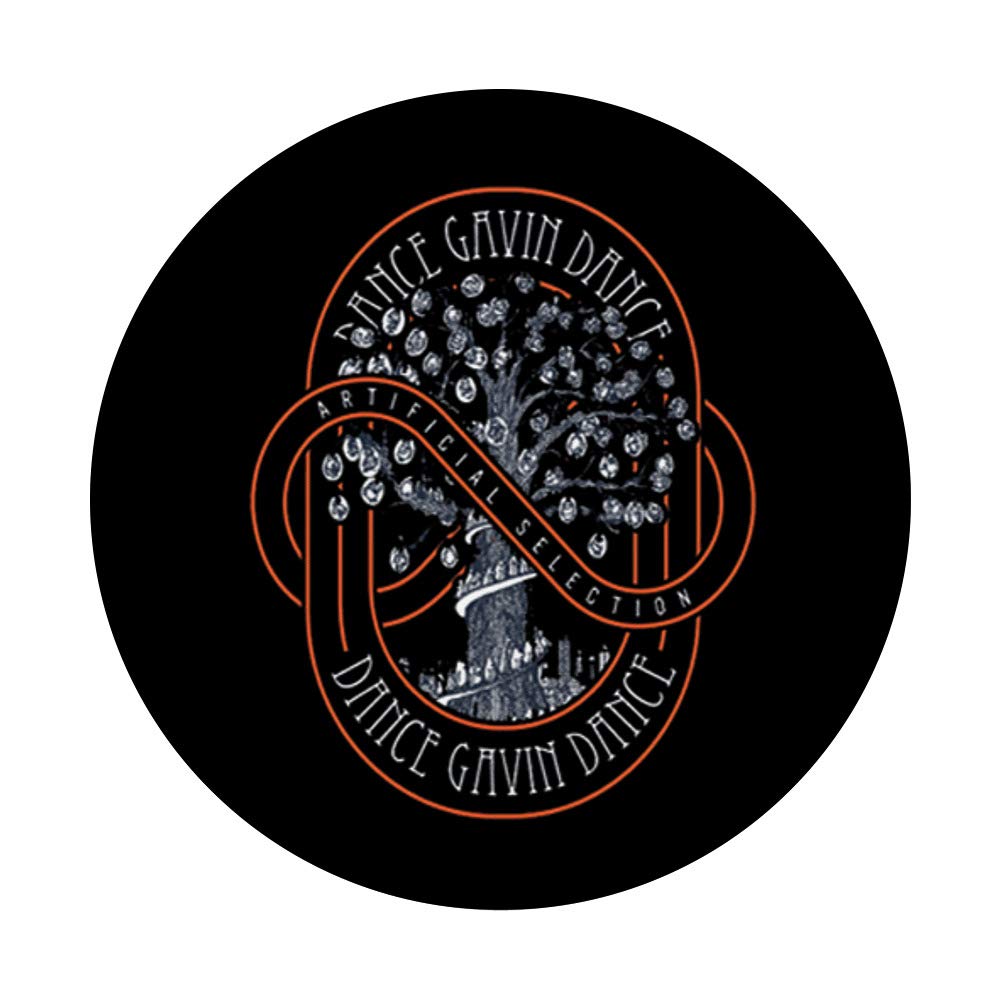Dance Gavin Dance Graphic Design PopSockets PopGrip - Swappable Phone Grip for iPhone, Samsung & Tablets | Perfect for Concerts, Travel & Everyday Use
