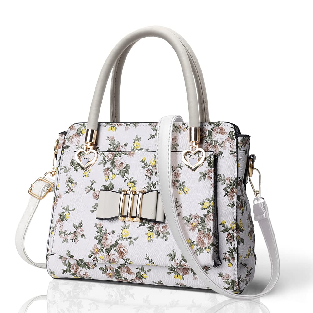 ELDA Women's Leather Satchel Handbag - Small Top Handle Purse & Shoulder Bag for Ladies - Perfect for Work, Travel, and Everyday Use