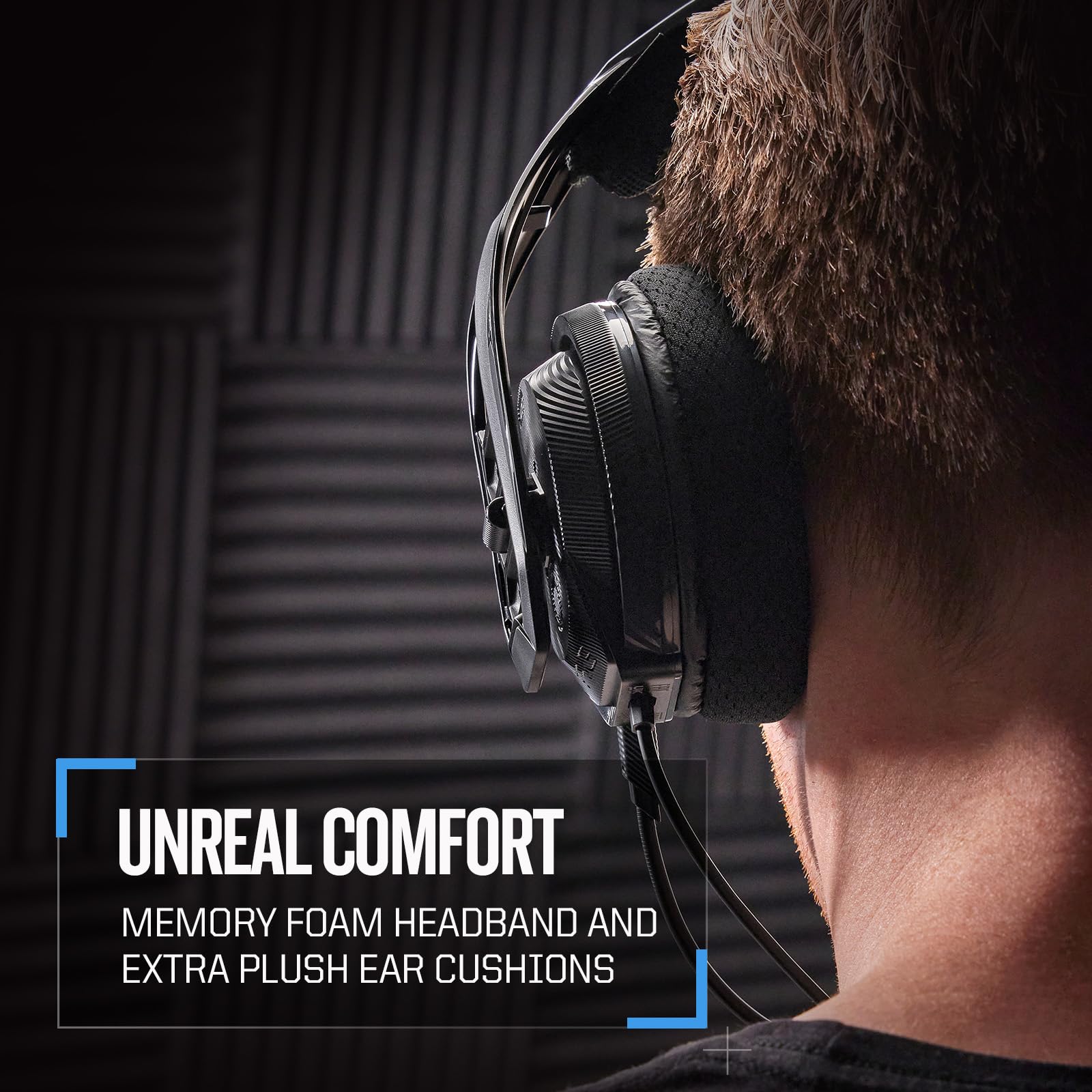 Plantronics RIG 400HX Stereo Gaming Headset - Lightweight Over-Ear Headphones with Mic for PC, PS4, Xbox & Mobile Gaming - Perfect for Esports & Long Gaming Sessions
