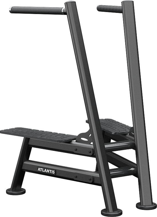 ATLANTIS Dip Bars for Home Gym - Adjustable Strength Training Equipment for Pull Ups & Dips - Perfect for Calisthenics, CrossFit & Bodyweight Exercises