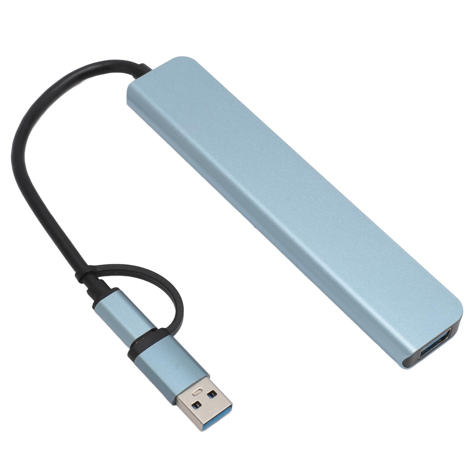 8-in-1 USB C Hub Adapter with USB 3.0/2.0 Ports, Type-C Port, and Memory Card Reader - High-Speed Data Transfer Docking Station for MacBook, iPad, Smartphones - Perfect for Home Office, Travel & Remote Work