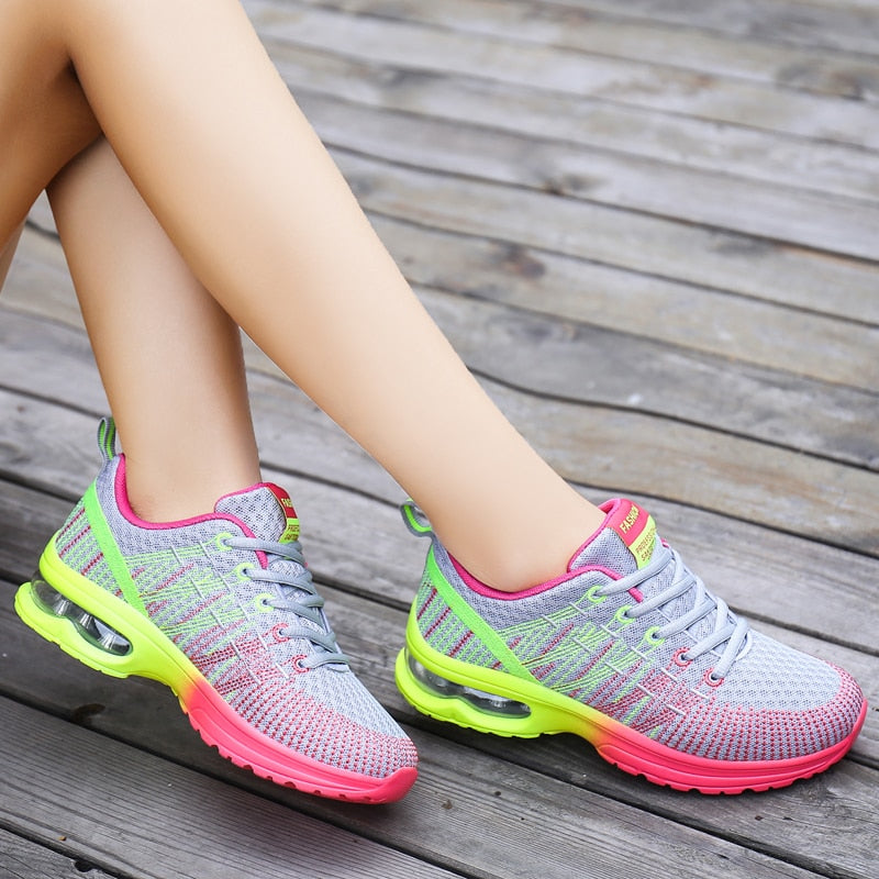 Breathable Mesh Flat Shoes for Women - Comfortable & Lightweight Casual Walking Shoes for Everyday Wear, Office, and Travel