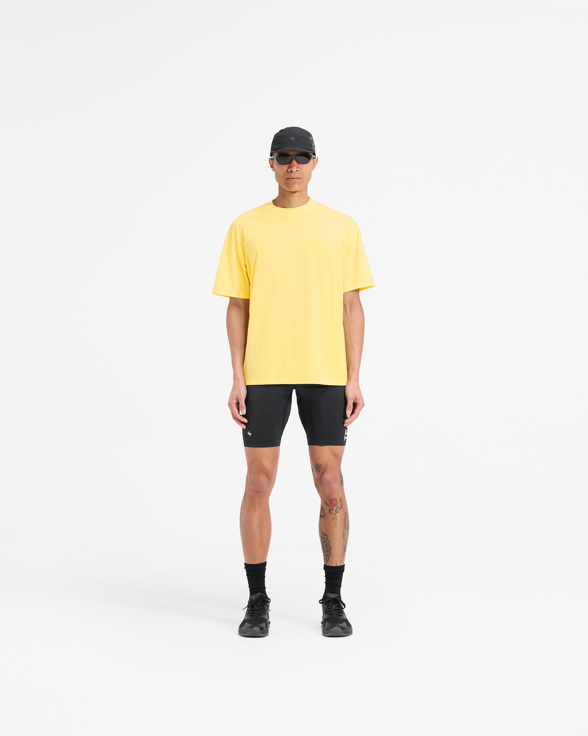 Team 247 Oversized T-Shirt for Women - Soft Cotton Lemon Print Casual Tee - Perfect for Lounge Wear, Street Style & Summer Outfits