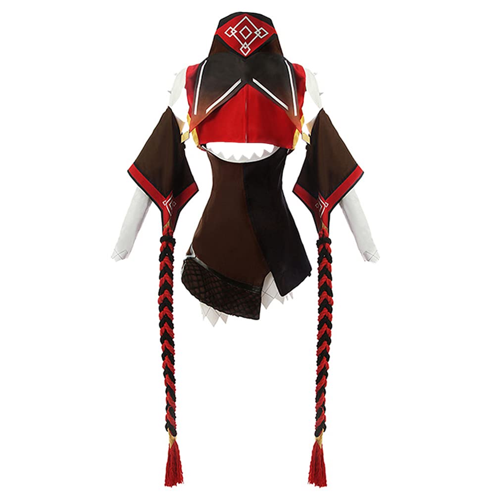 Genshin Impact Xinyan Blazing Riff Cosplay Costume - Official Anime Game Character Outfit for Halloween, Conventions & Cosplay Events