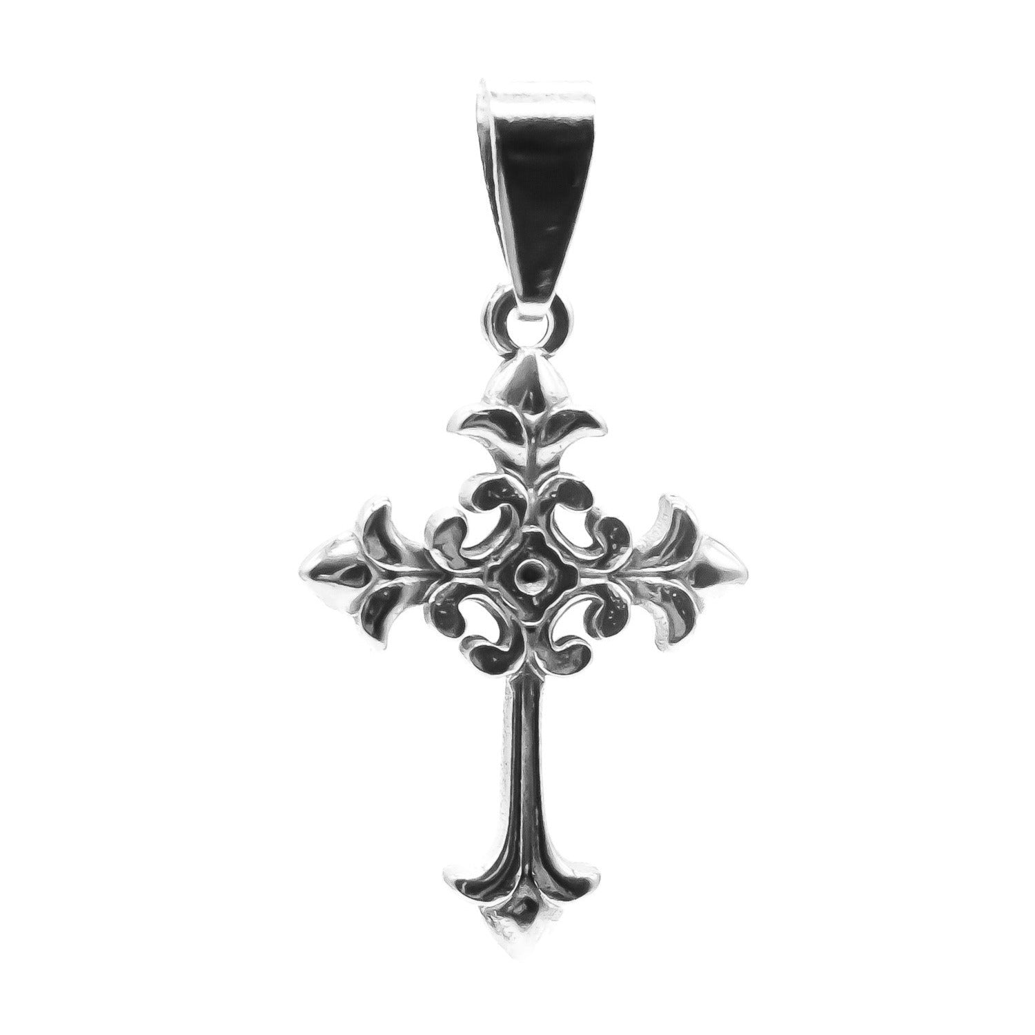 Charm Coven Hex Cross Pendant Necklace - Gothic Jewelry for Wiccan & Pagan Rituals, Witchy Aesthetic Accessory