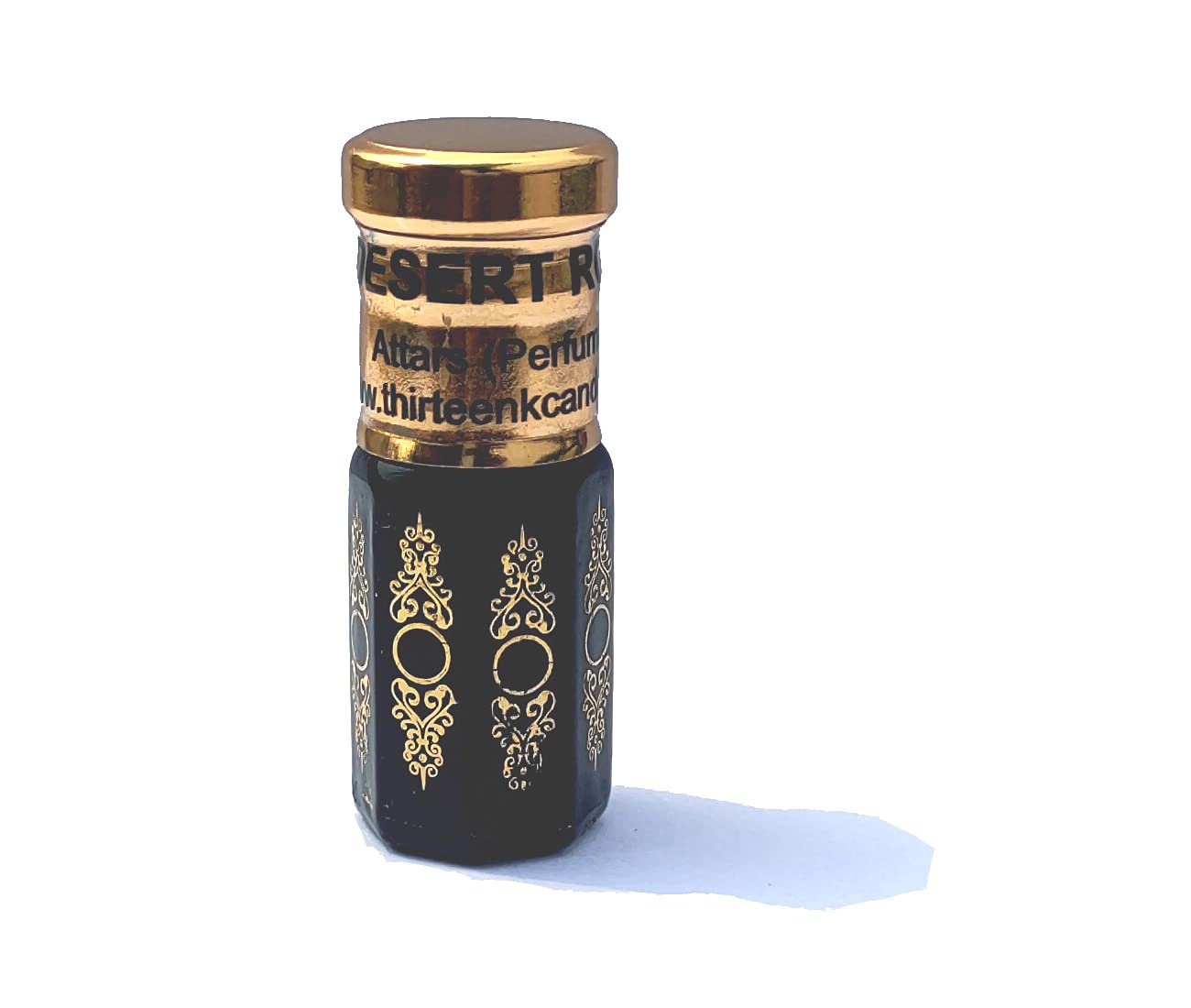 Thirteenkcanddle Desert Rose Attar Concentrated Perfume - Alcohol-Free Unisex Fragrance (3ml) | Long-Lasting Aromatic Oil for Meditation, Romance & Special Occasions
