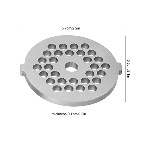 Professional Alloy Meat Grinder Knife & Disc Replacement - 5mm & 7mm Hole Plates for Food Processors | Perfect for Home Kitchens, Butcher Shops & Commercial Meat Grinding