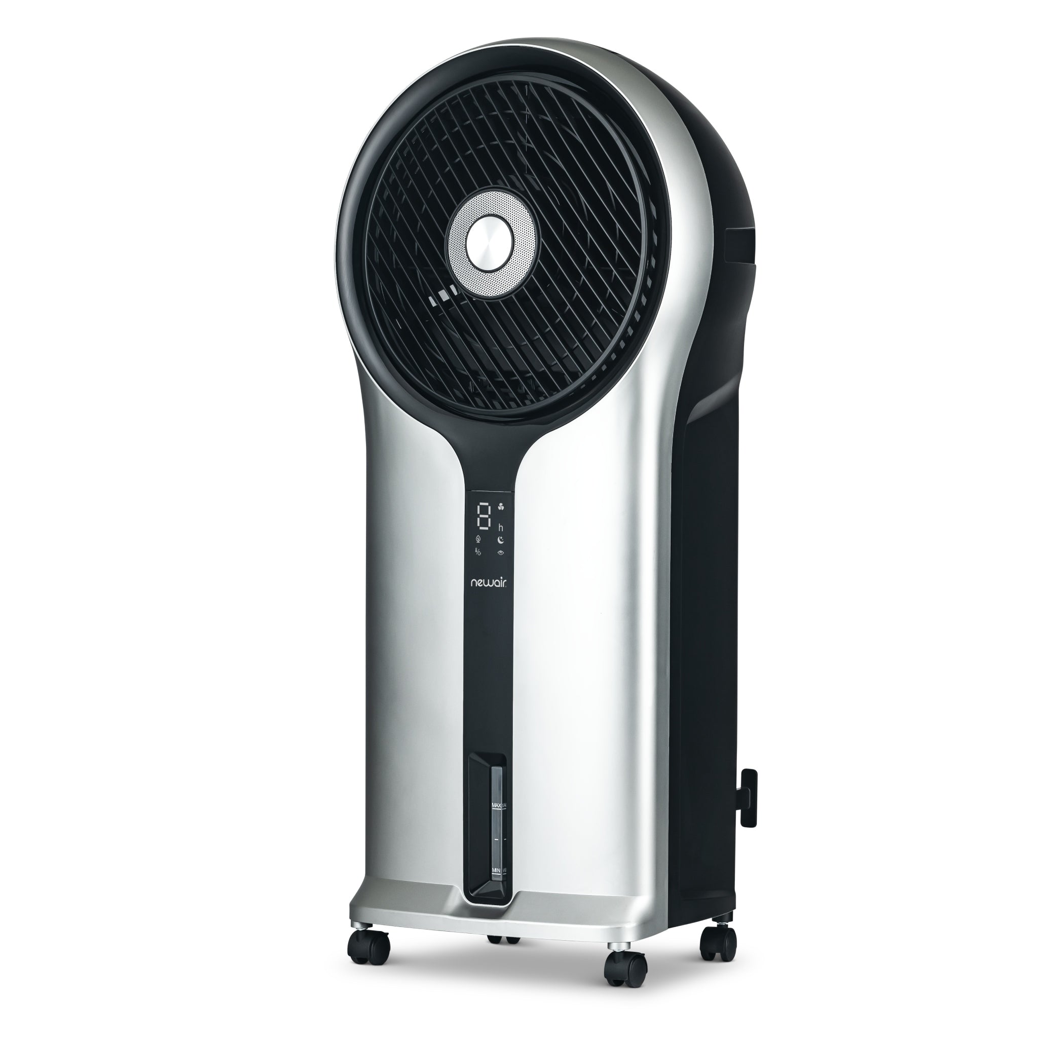 Newair® 470 CFM Evaporative Air Cooler - Portable Cooling Fan with Honeycomb Pad for Home, Office & Outdoor Use - Silver