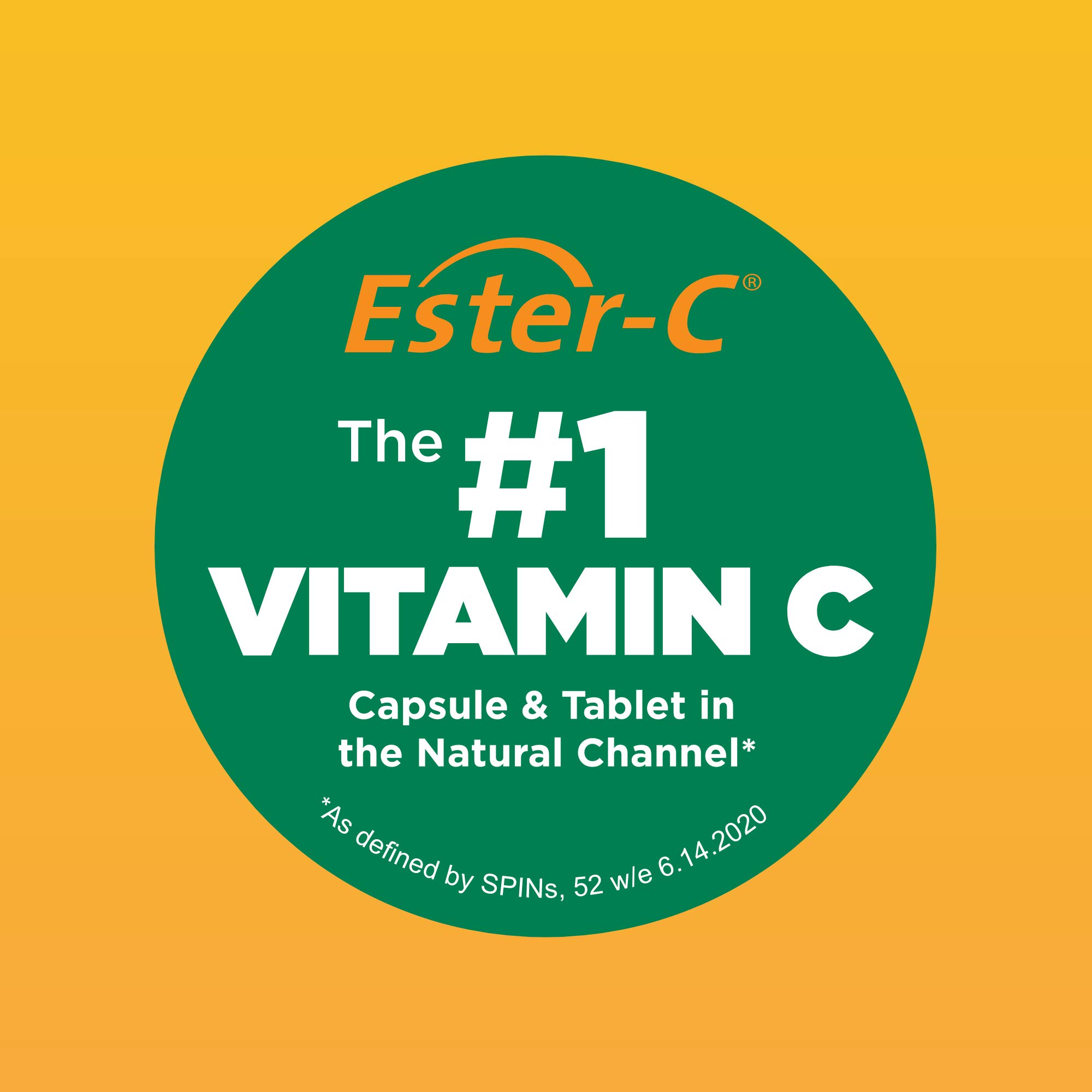 American Health Ester-C with Citrus Bioflavonoids 1000mg Vitamin C Tablets - 120 Count - Immune Support & Antioxidant Boost - Great for Daily Wellness, Cold Season & Travel