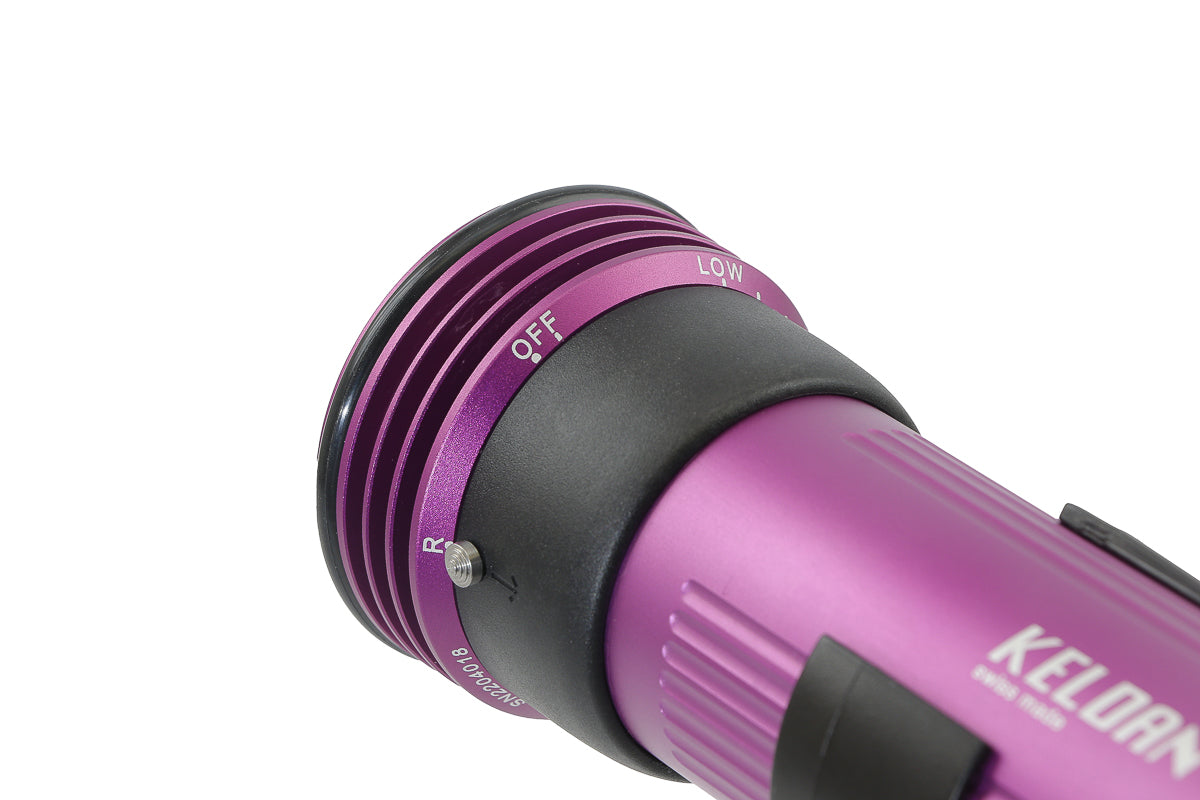 Keldan Video 8XR 20000 Lumen CRI 86 Professional Underwater Diving Light for Scuba, Filmmaking & Marine Exploration