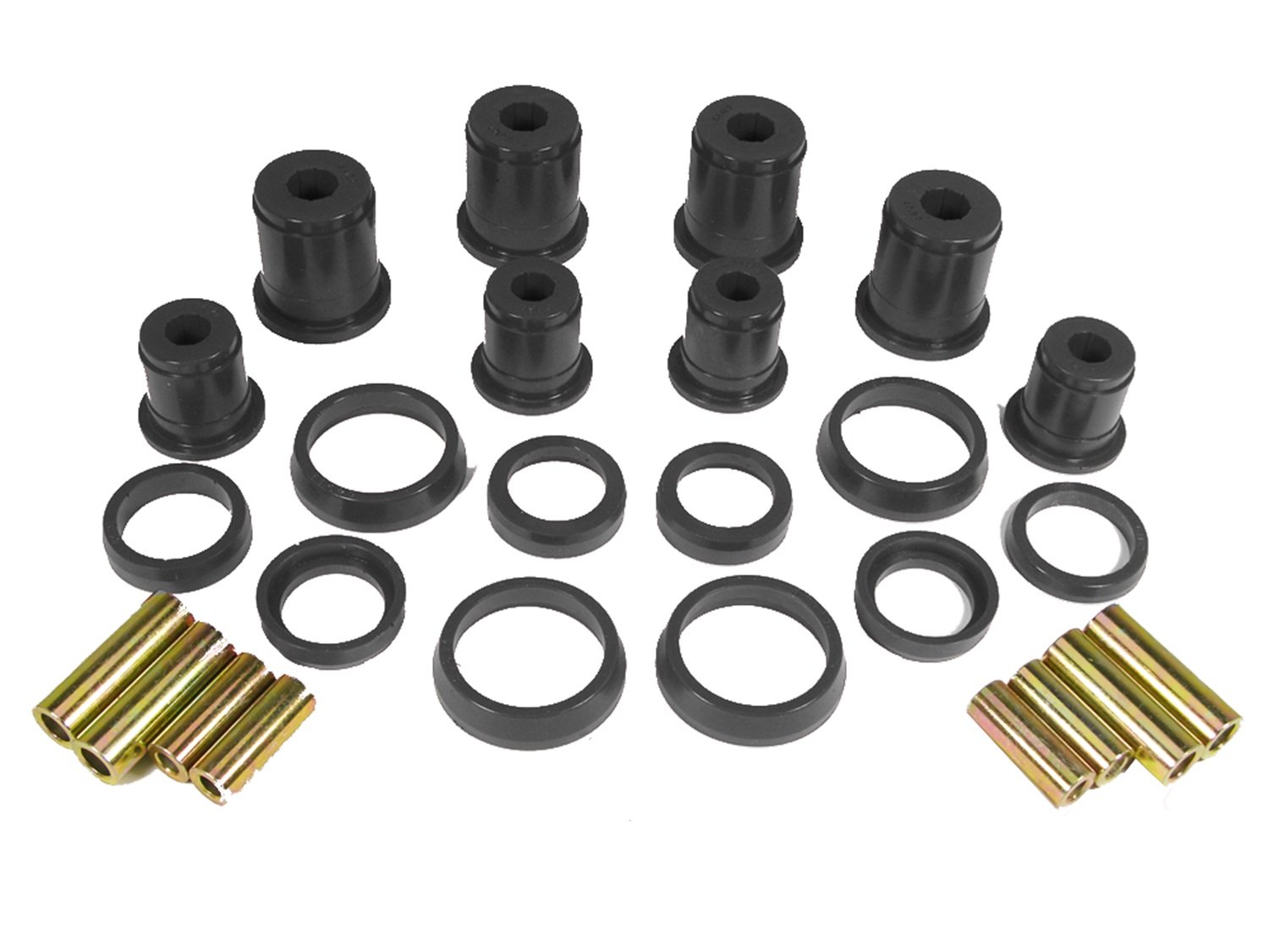 Prothane 1-204-BL Black Control Arm Bushing Kit for Jeep TJ Wrangler 1997-2006 - Heavy Duty Suspension Upgrade for Off-Road & Daily Driving