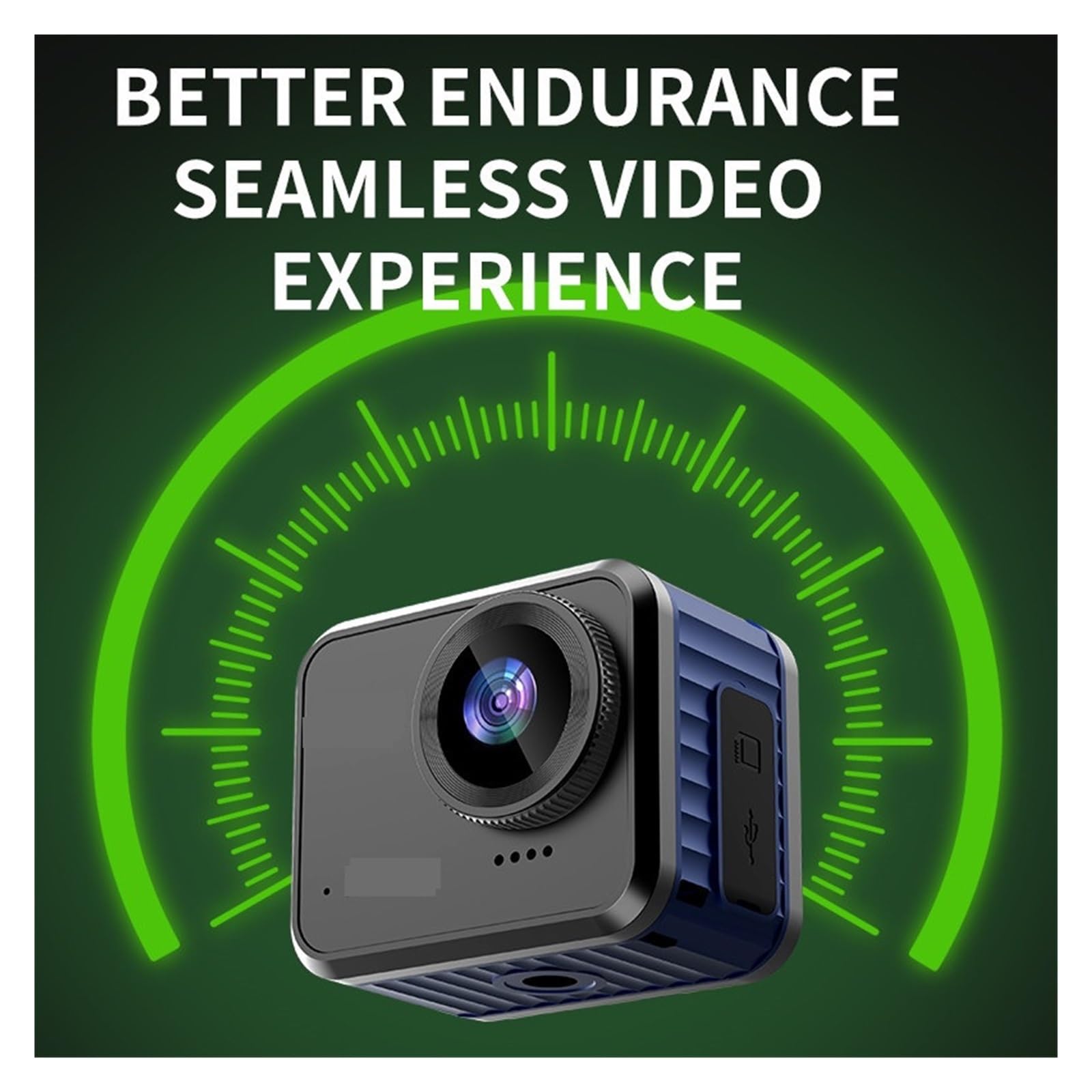 MZZYG WiFi Mini Action Camera with Remote Control, 2.0