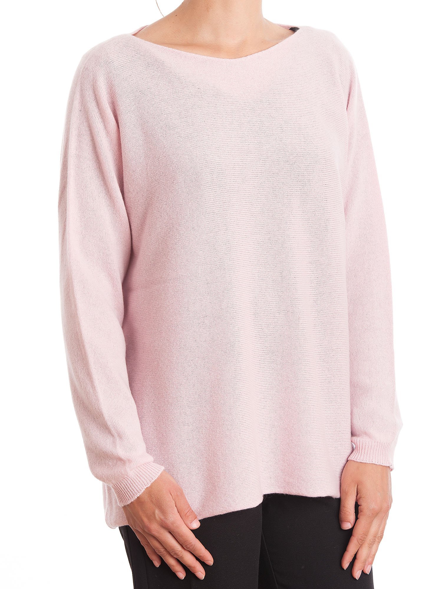 Luxury 100% Italian Cashmere Sweater for Women - Dalle Piane Maxi Pull Soft Warm Winter Knitwear - Perfect for Office, Travel & Holiday Outfits