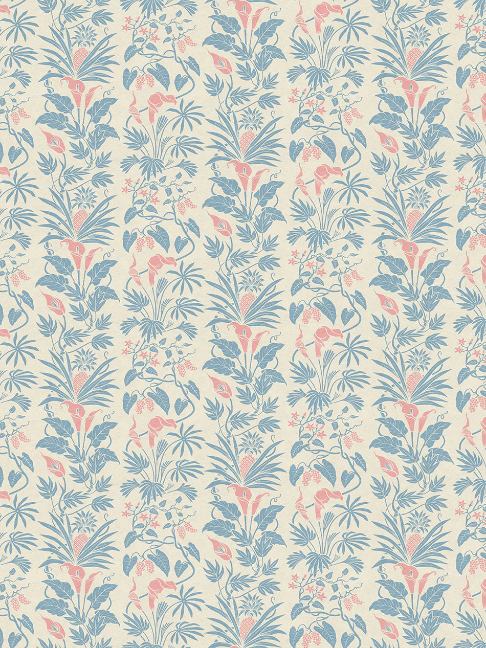 Little Botanist Wallpaper Sample - Peel & Stick Removable Wallpaper for Nursery, Bedroom, Office - Floral Botanical Design - Easy DIY Home Decor