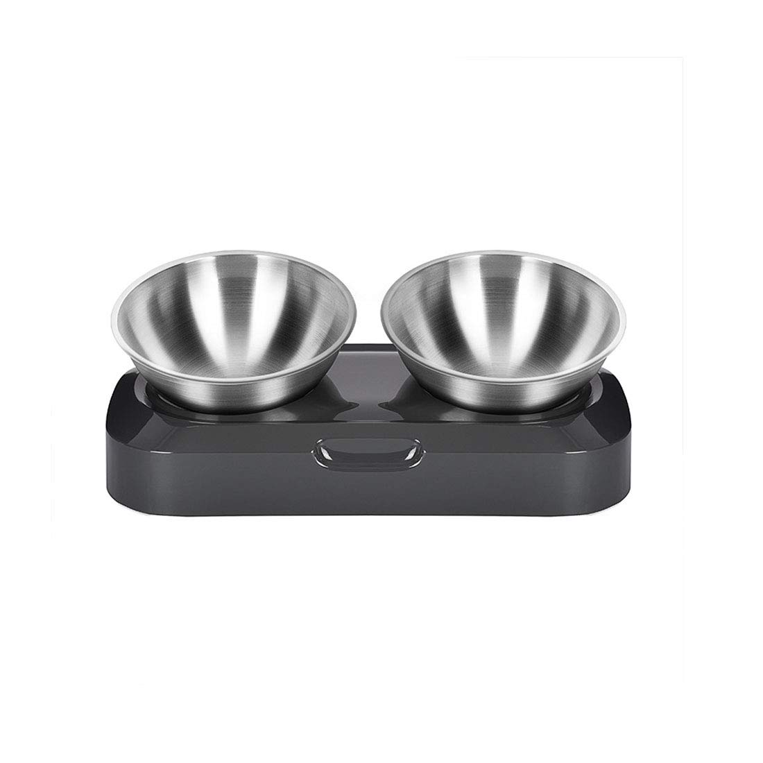 Stainless Steel Double Pet Food and Water Bowl for Small & Medium Dogs & Cats - Durable, Non-Slip, Easy Clean Pet Feeder for Home, Travel & Outdoor Use