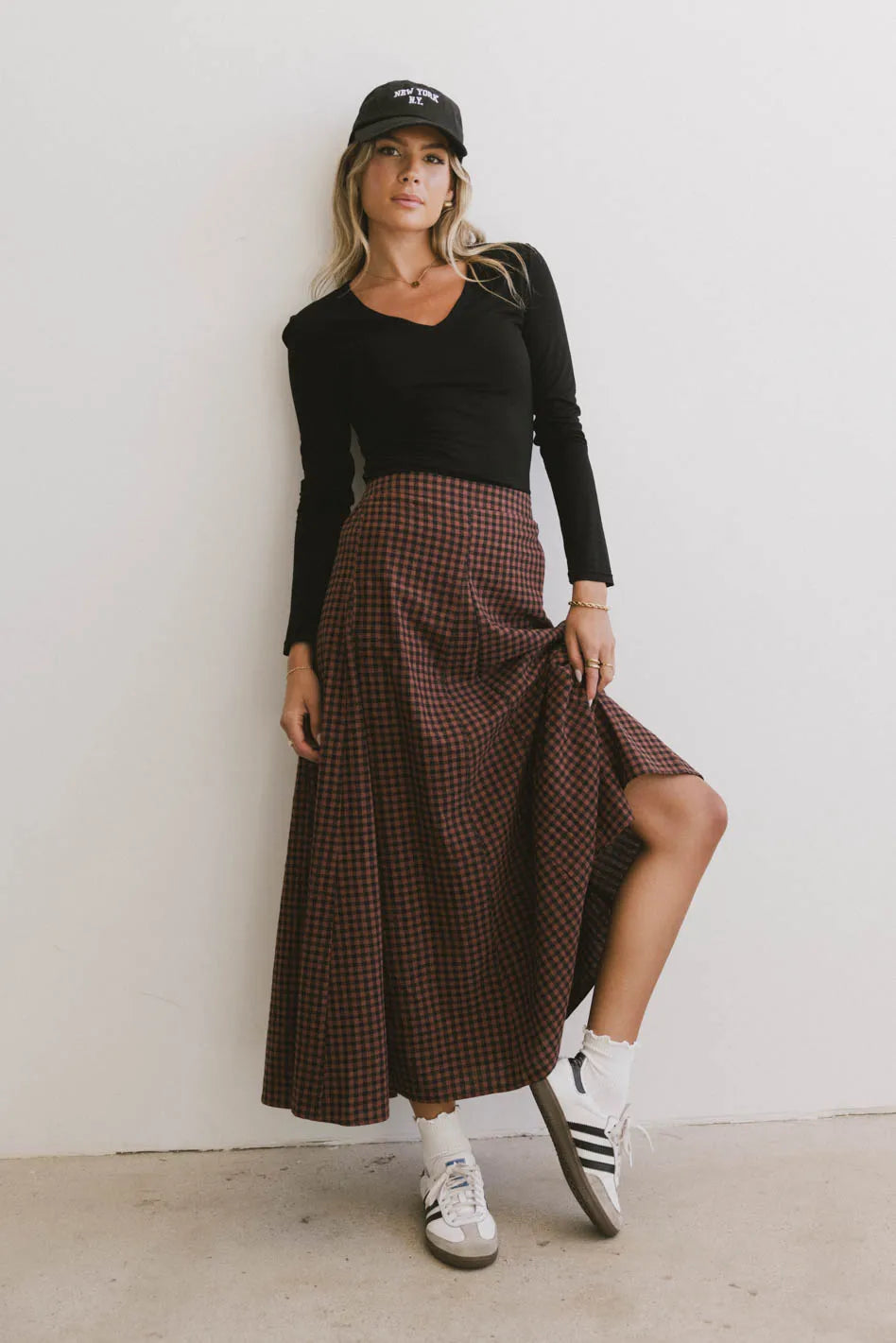 Elegant Fawn Maxi Skirt for Women - Flowy Long Boho Skirt with Pockets - Perfect for Beach, Vacation & Summer Outfits