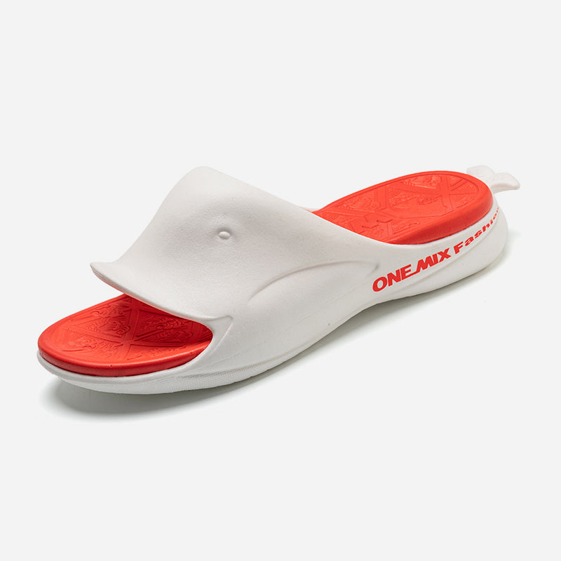 OneMix Fashion Dolphin Style House Slippers for Women & Men - Cozy Indoor/Outdoor Slides for Home, Beach & Poolside Comfort
