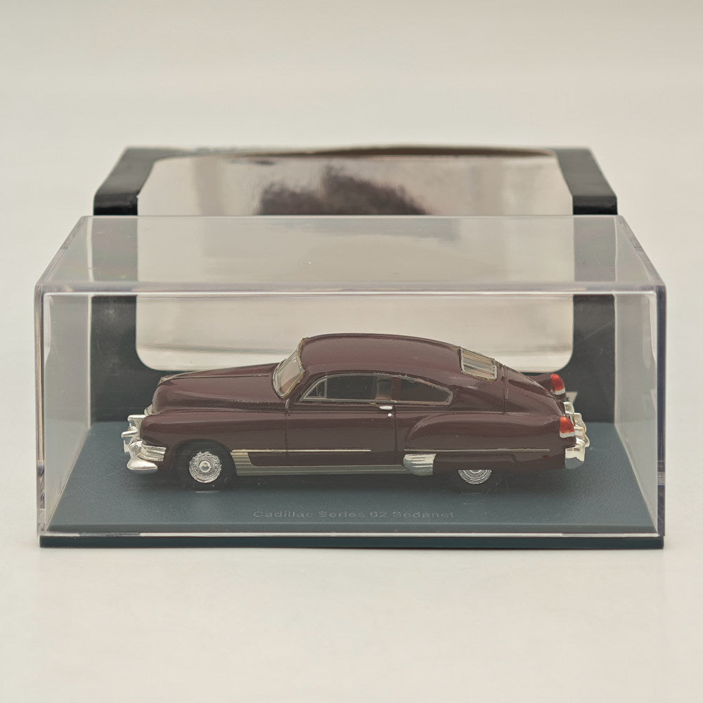 1/87 NEO SCALE MODELS Cadillac Series 62 Sedanet Coupe Brown Resin Car - Limited Edition Collectible Model for Display, Gifts & Hobby Enthusiasts