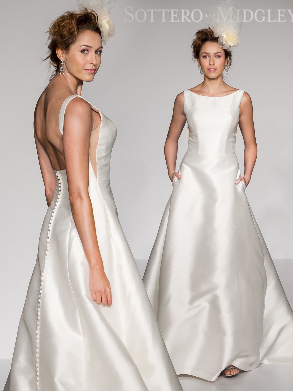 Sottero and Midgley McCall Wedding Dress Sample Gown - Elegant Lace Bridal Gown for Wedding Ceremony & Formal Events