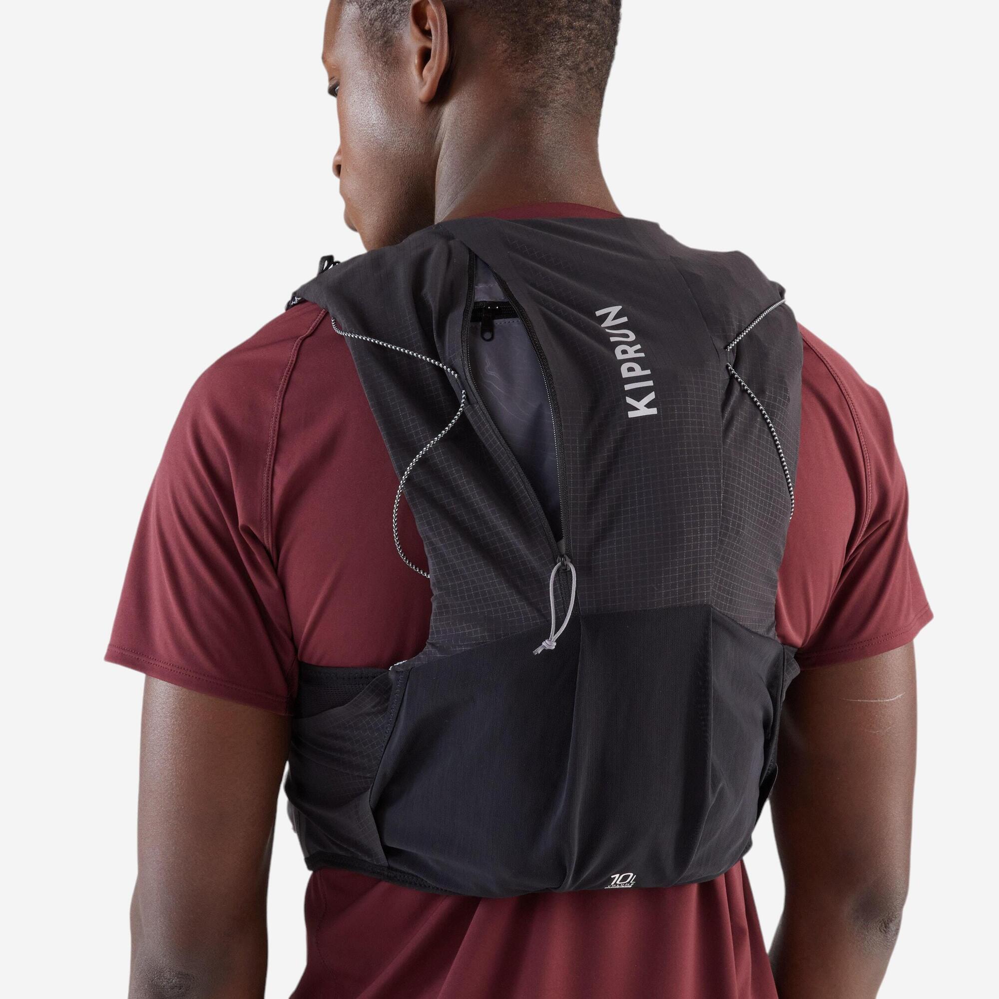 Kiprun 10L Running Hydration Vest with 1L Water Bladder - Lightweight Hydration Pack for Trail Running, Hiking & Outdoor Adventures