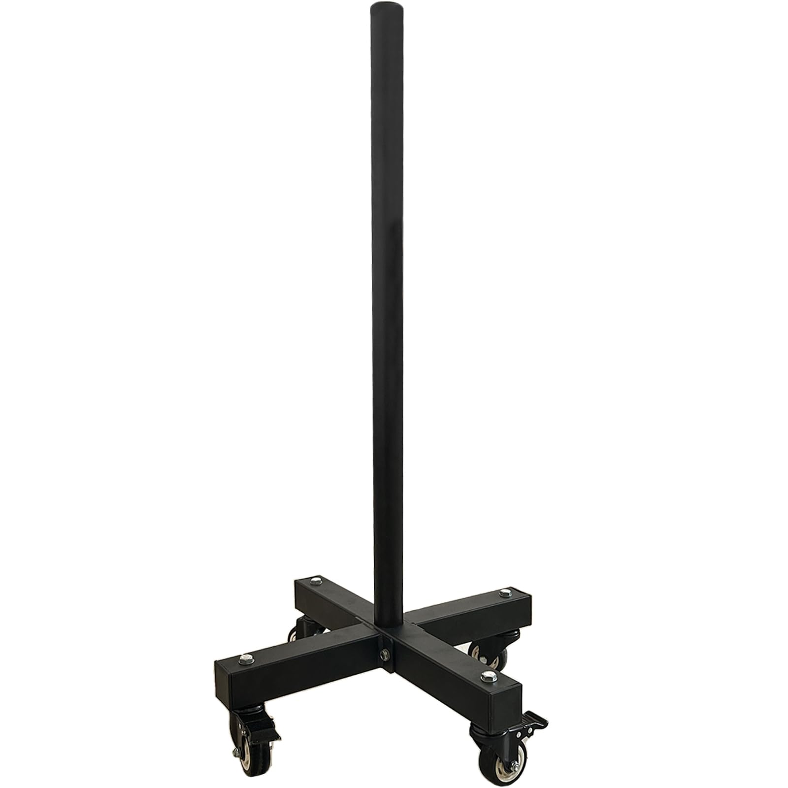 Upgraded Movable Weight Plate Rack with Wheels - Portable Bumper Plate Holder Stand for Weight Storage - Heavy Duty Vertical Weight Tree for Home Gym - Perfect for Strength Training & Workout Organization