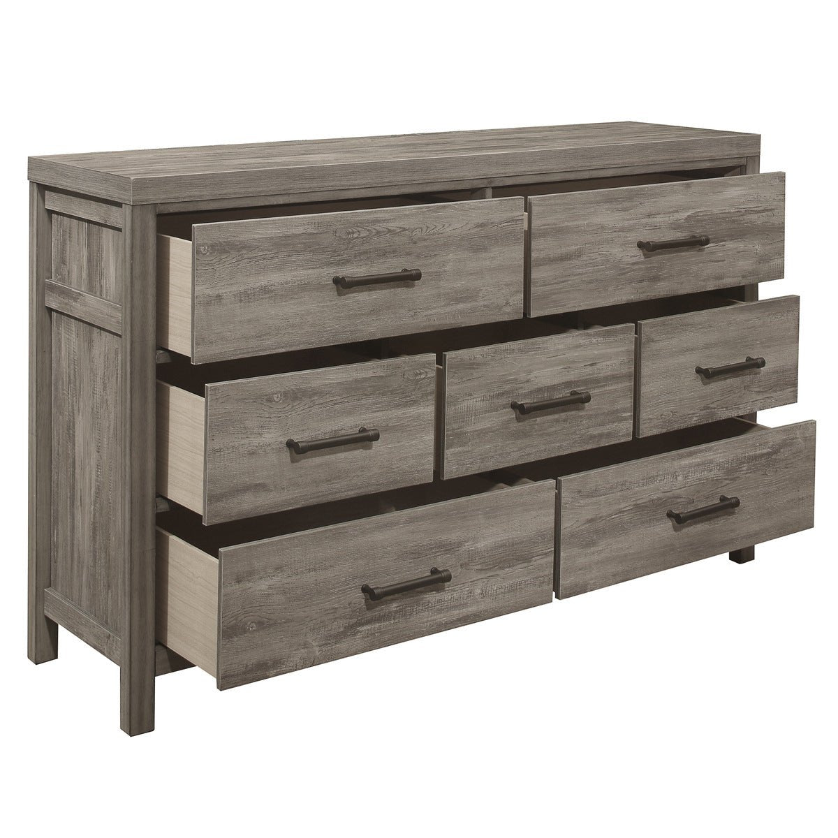 Bainbridge 6-Drawer Dresser for Bedroom - Solid Wood Chest of Drawers with Metal Handles - Modern Storage Organizer for Clothes, Linens & Accessories | Perfect for Home, Dorm & Apartment