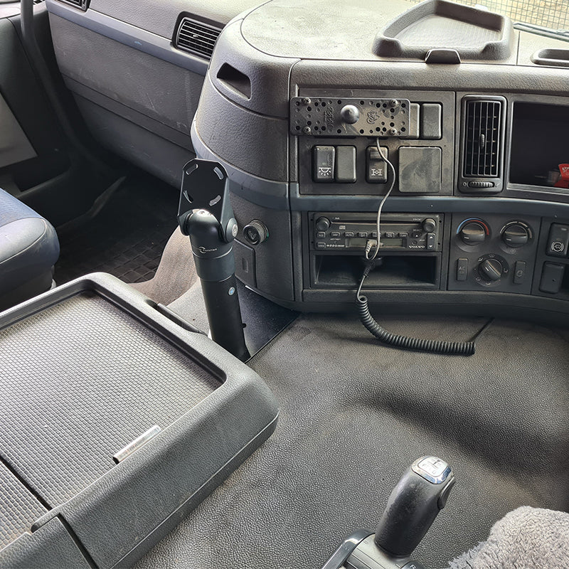 Volvo FM 2 Generation (2005-2010) Left Hand Drive InDash Mount - Heavy Duty Truck Dash Mount for GPS & Phone - Perfect for Long Haul Trucking & Fleet Management