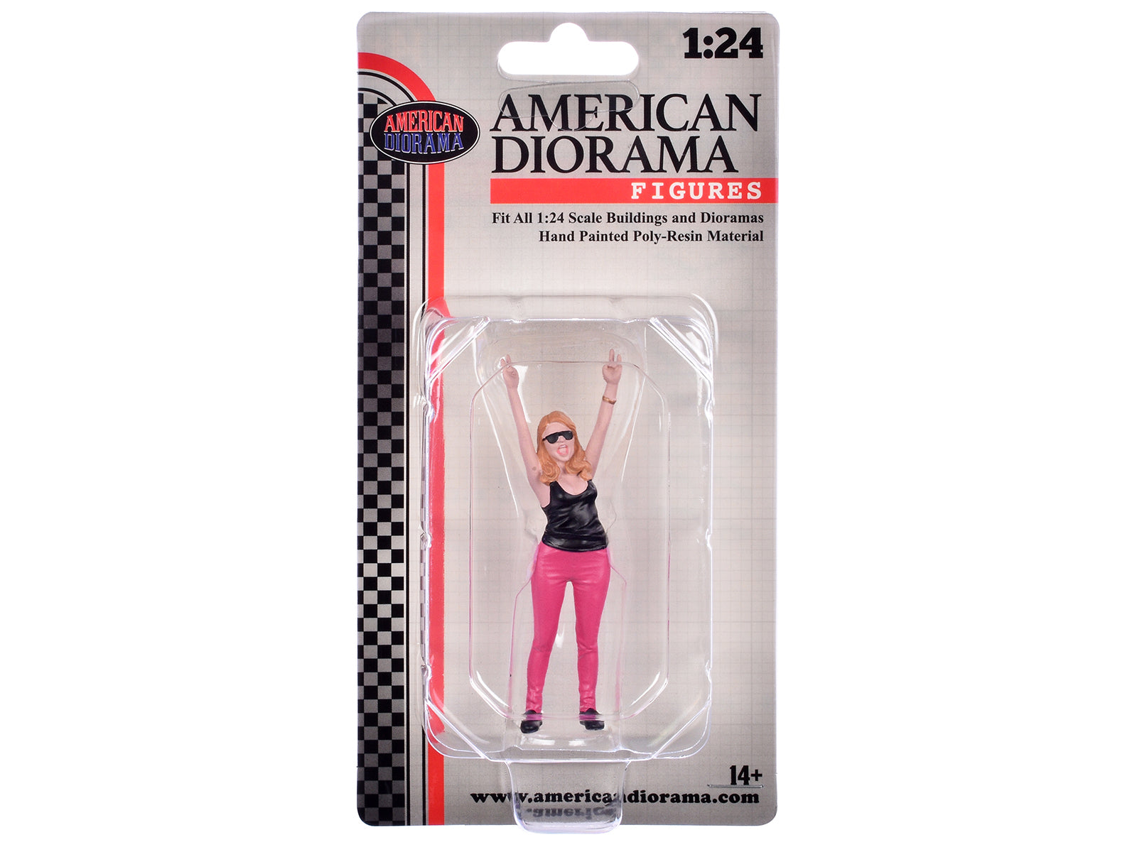 American Diorama Figure24 Series 2 Figure 3 - 1/24 Scale Model Car Accessories for Diorama, Display & Collectors - Perfect for Miniature Scenes & Model Car Displays