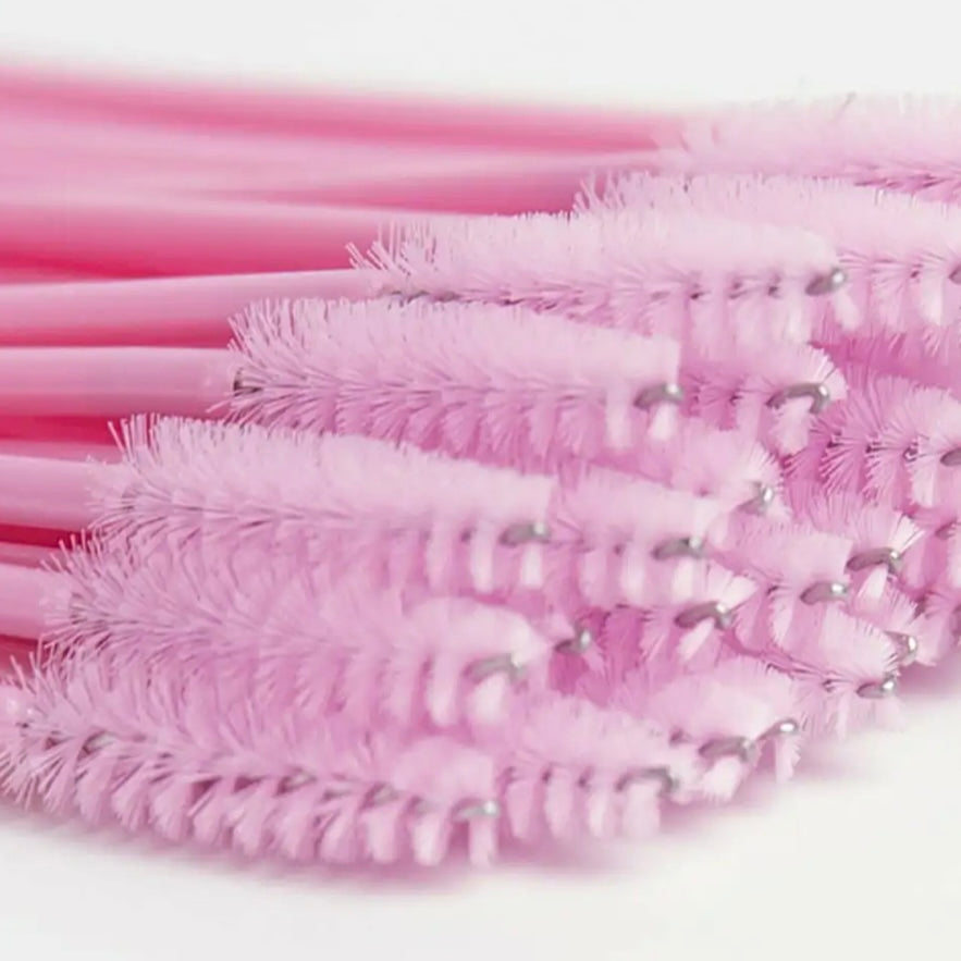 Premium Pink Eyelash Wands - Soft & Durable False Eyelash Applicators for Stunning Eye Makeup - Perfect for Professional Stylists & DIY Beauty Lovers