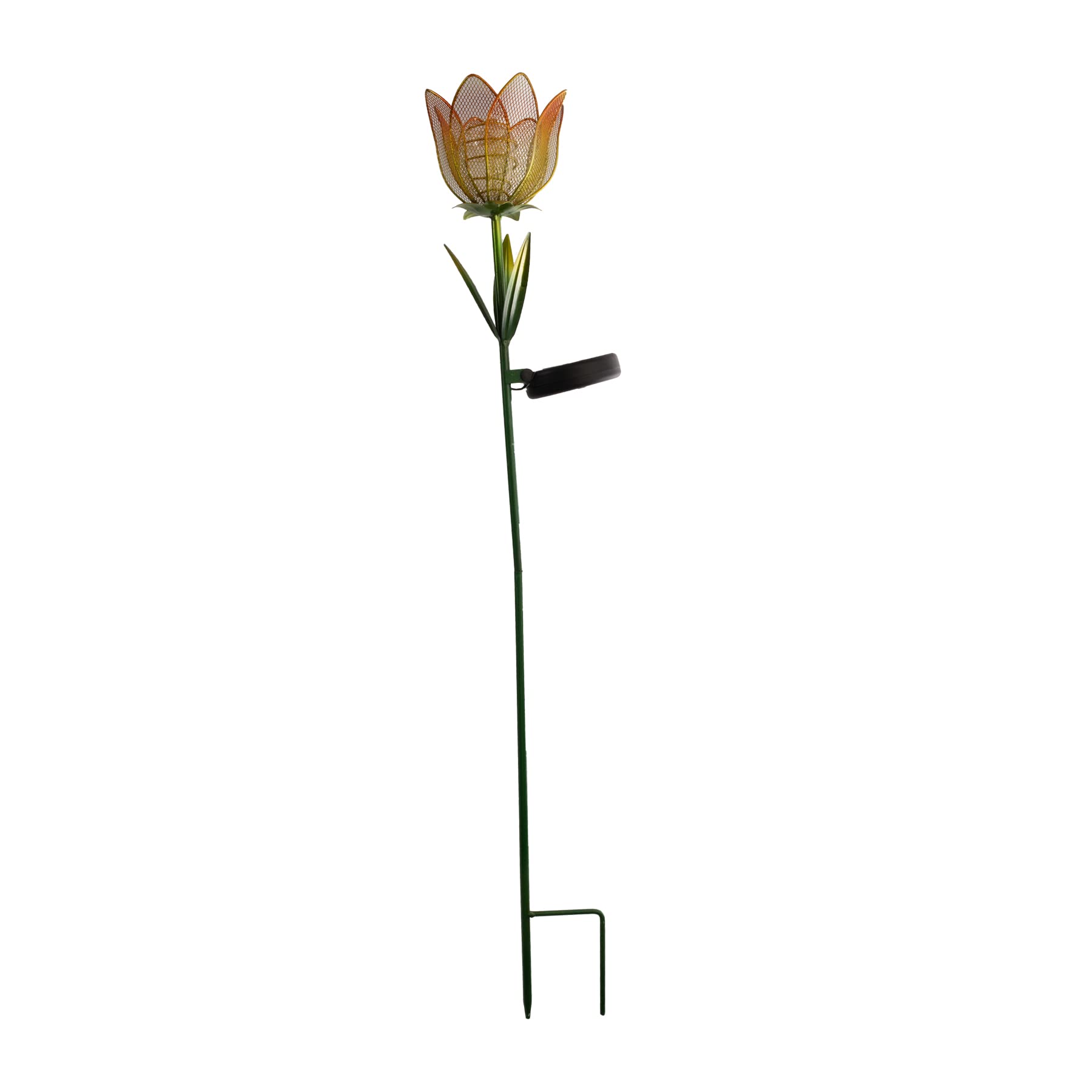 Solar LED Yellow Flower Garden Stake - Waterproof Outdoor Decorative Light for Yard, Lawn, Patio, Deck, Pathway, Pond & Backyard | Perfect for Landscape Lighting, Garden Decor & Nighttime Ambience