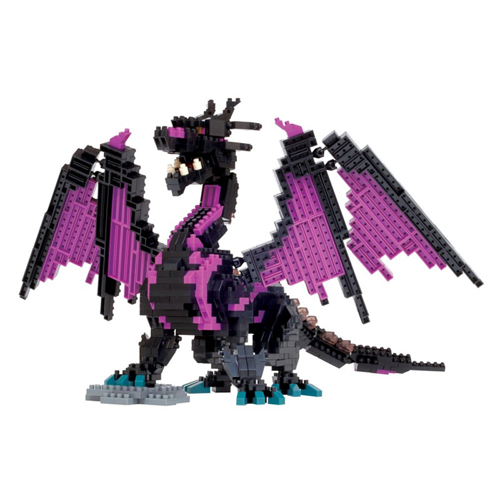 Nanoblock Dragon Deluxe Building Kit NBM 032 - Creative Model Toy for Adults & Kids - Perfect for Home Decor, Gift Giving & STEM Learning Activities