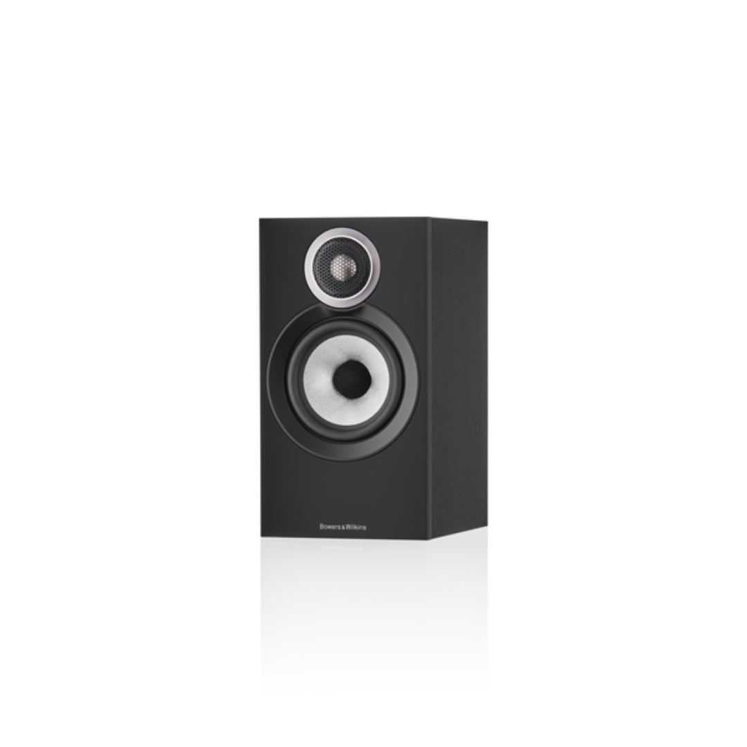 B&W 607 S3 Bookshelf Speakers - Premium Pair of Stand Mount HiFi Speakers for Home Theater & Music Listening