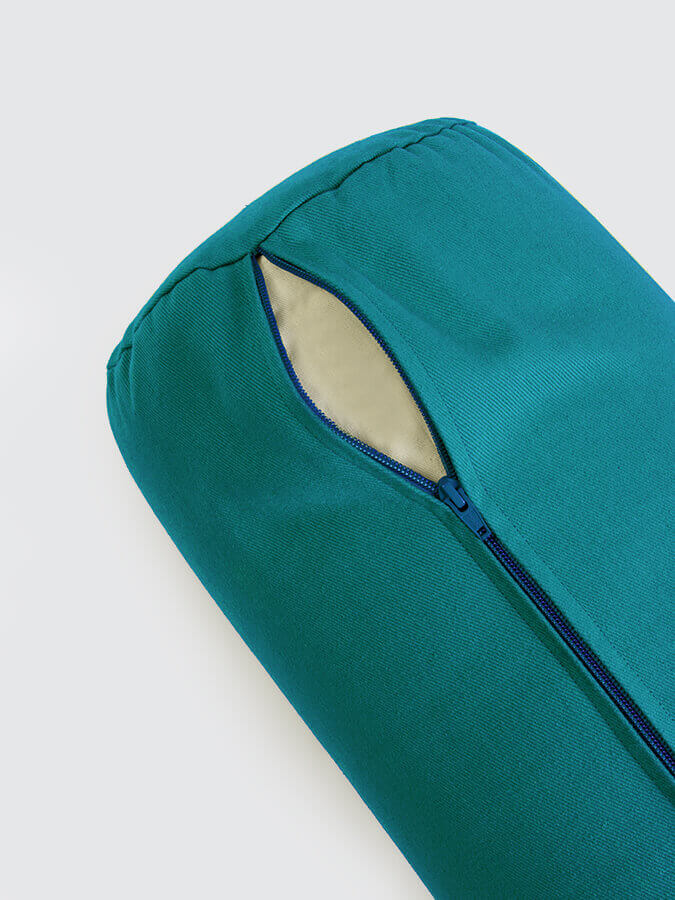 Organic Cotton Buckwheat Meditation Bolster Cushion for Yoga & Zen Relaxation - Perfect for Yoga Studios, Home Meditation & Stress Relief